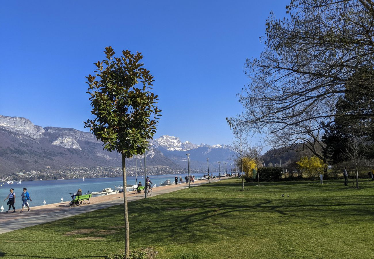 Apartment in Annecy - La Plume appartement avec parking et vue lac